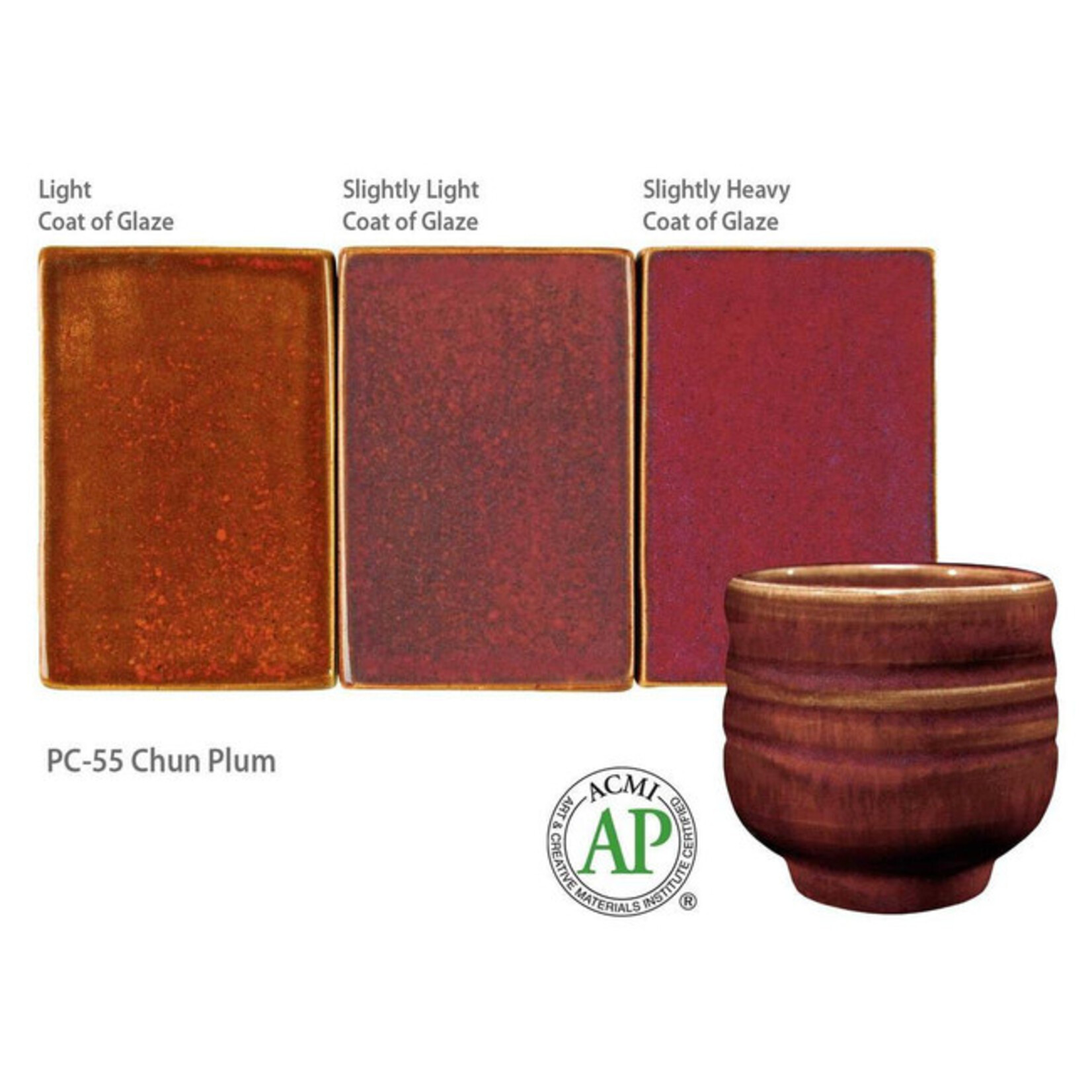 American Art Clay GZ LIQ PC-55  CHUN PLUM