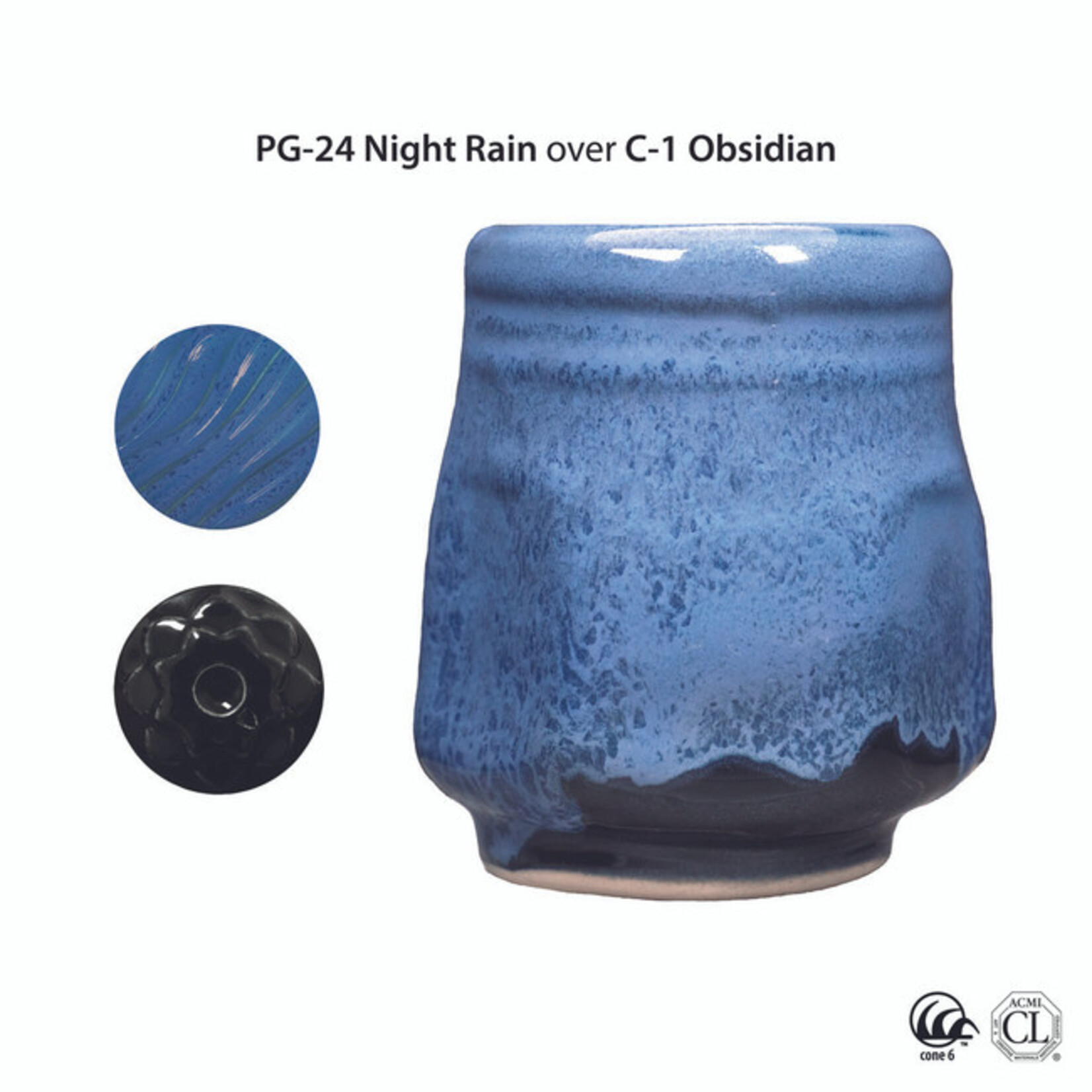 American Art Clay GZ LIQ PG-24 NIGHT RAIN