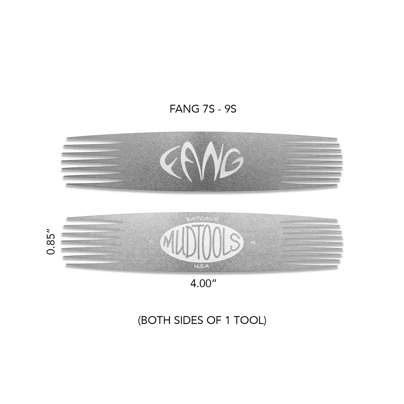 Mudtools FANG Small Stainless Steel Scoring Tools 7S-9S