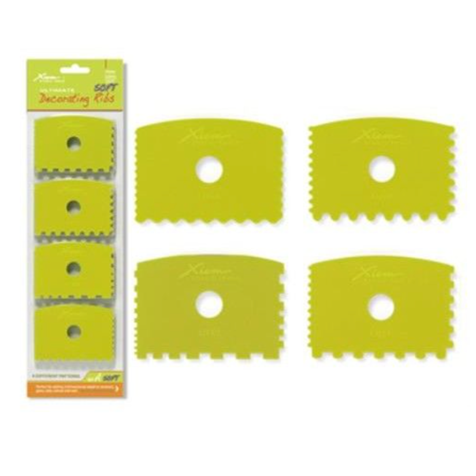 XIEM TOOLS Soft Ultimate Decorating Rib Set B