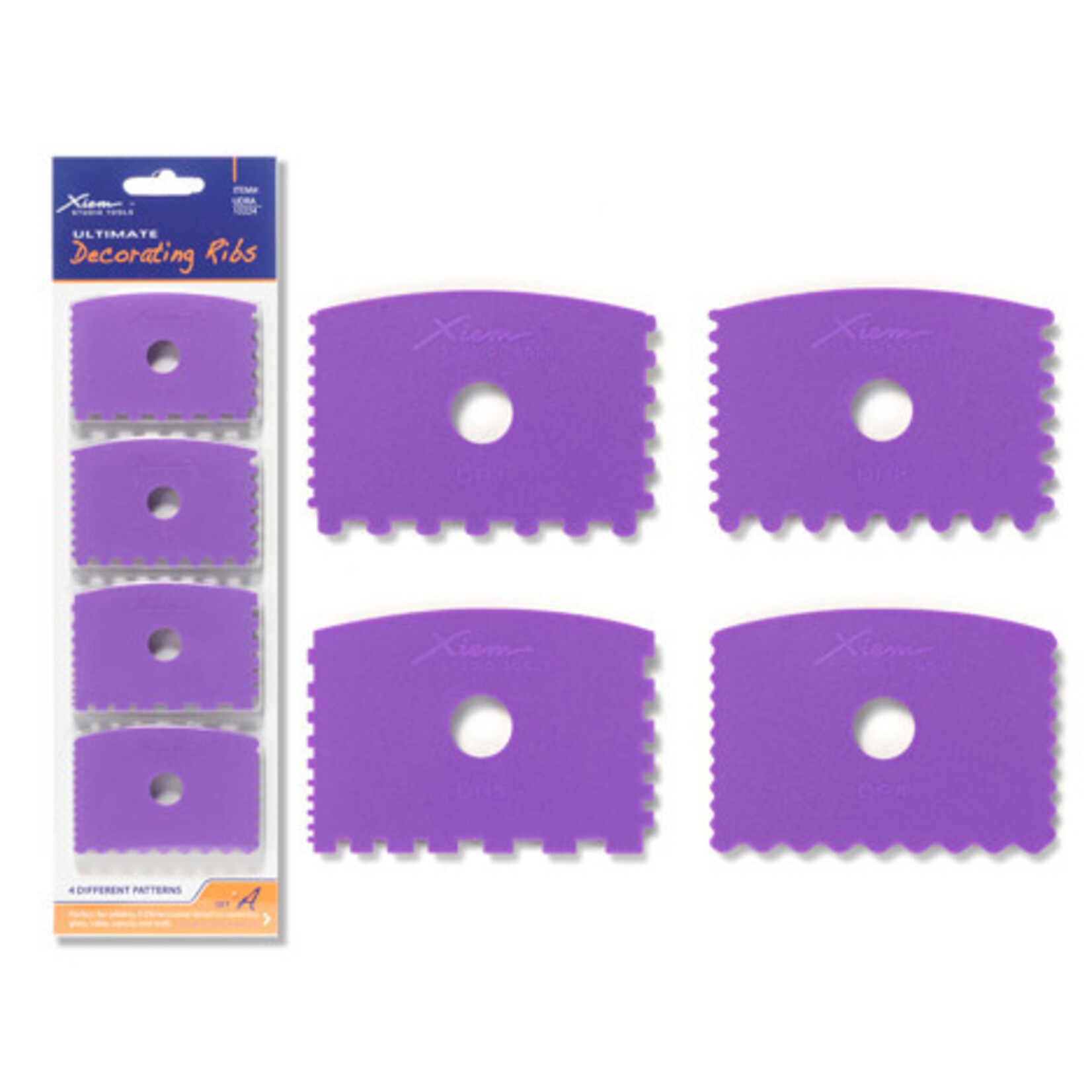 XIEM TOOLS Hard Ultimate Decorating Ribs Set A