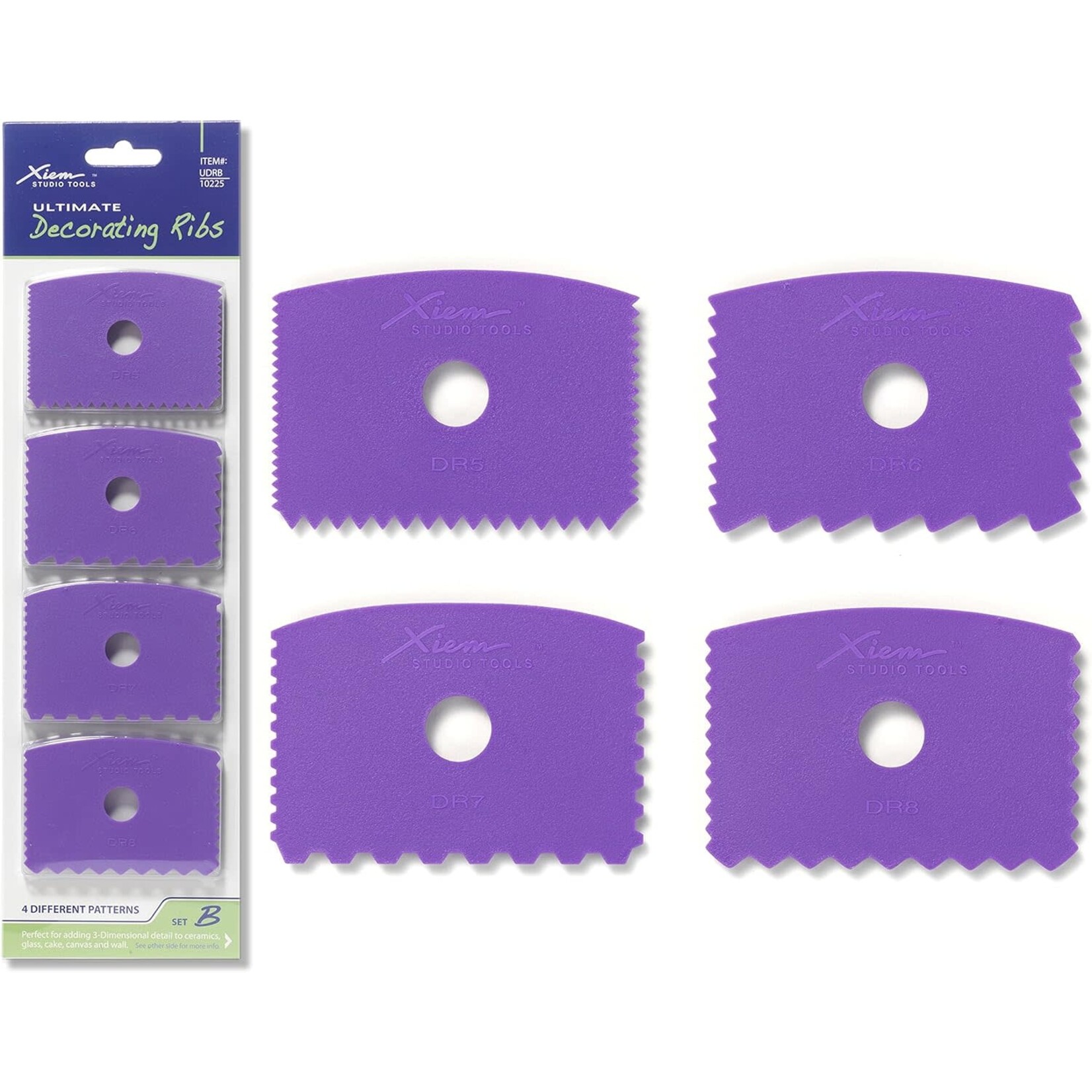 XIEM TOOLS Hard Ultimate Decorating Ribs Set B