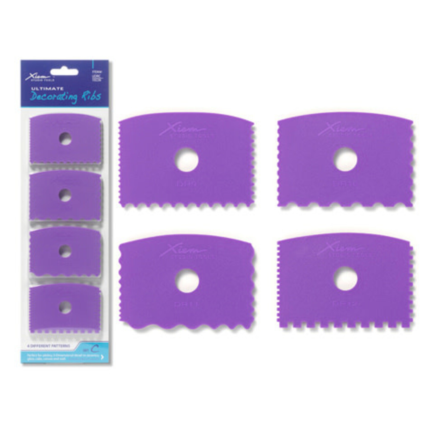XIEM TOOLS Hard Ultimate Decorating Ribs Set C