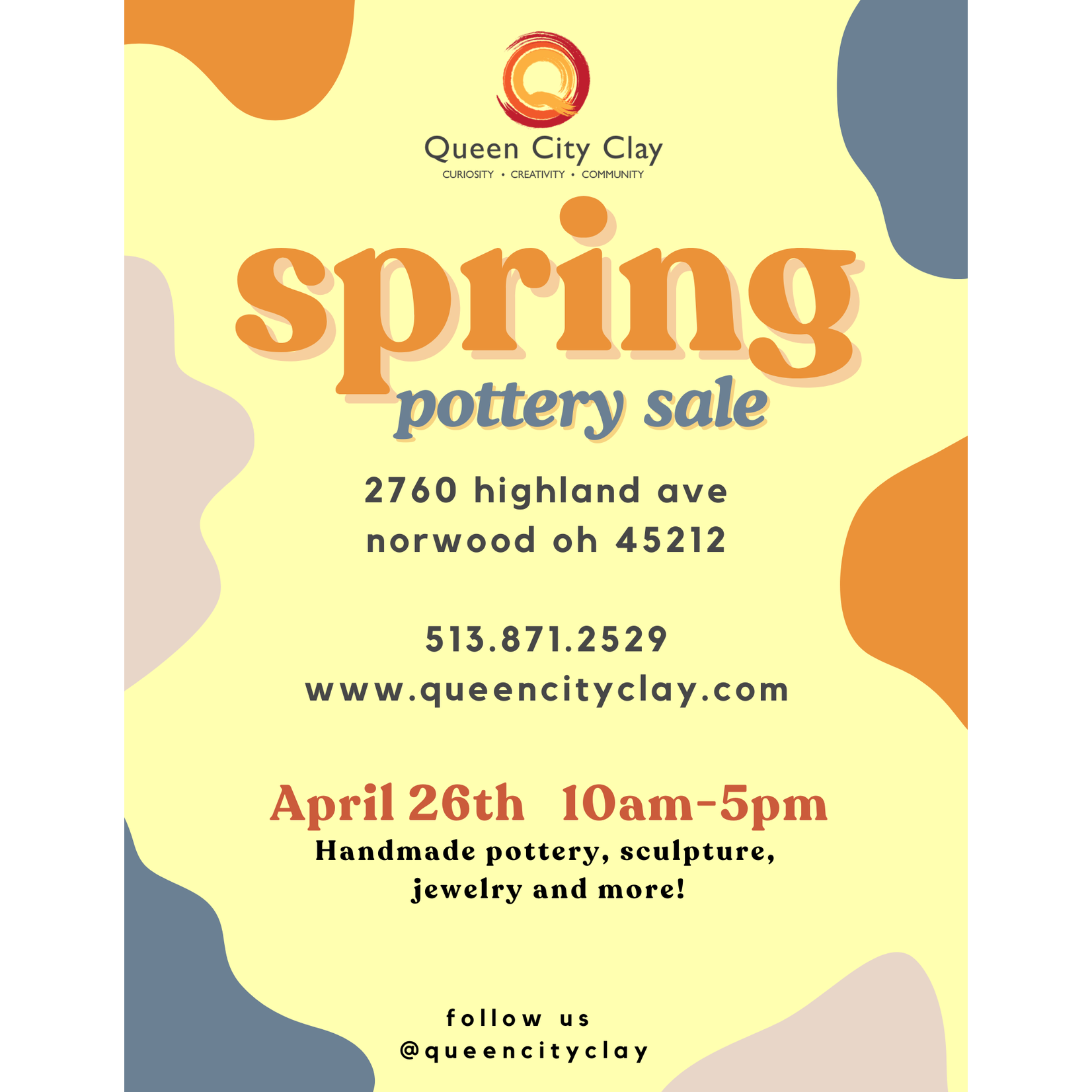 SPRING POTTERY SALE REGISTRATION 2025