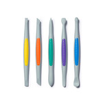 XIEM TOOLS Xiem Clay Finishing Tools (Med): Flex-Firm Silicone set (5PCS)