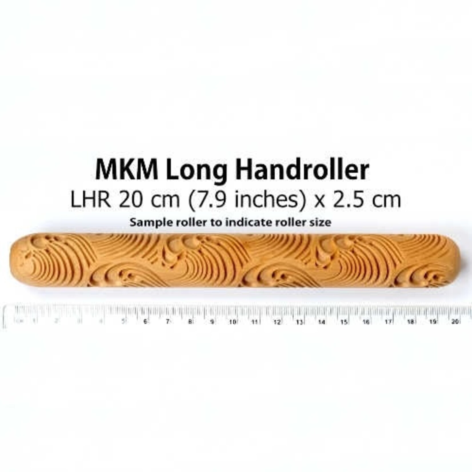 MKM POTTERY TOOLS MKM LHR-023 Long Hand Roller – Quilt Pattern