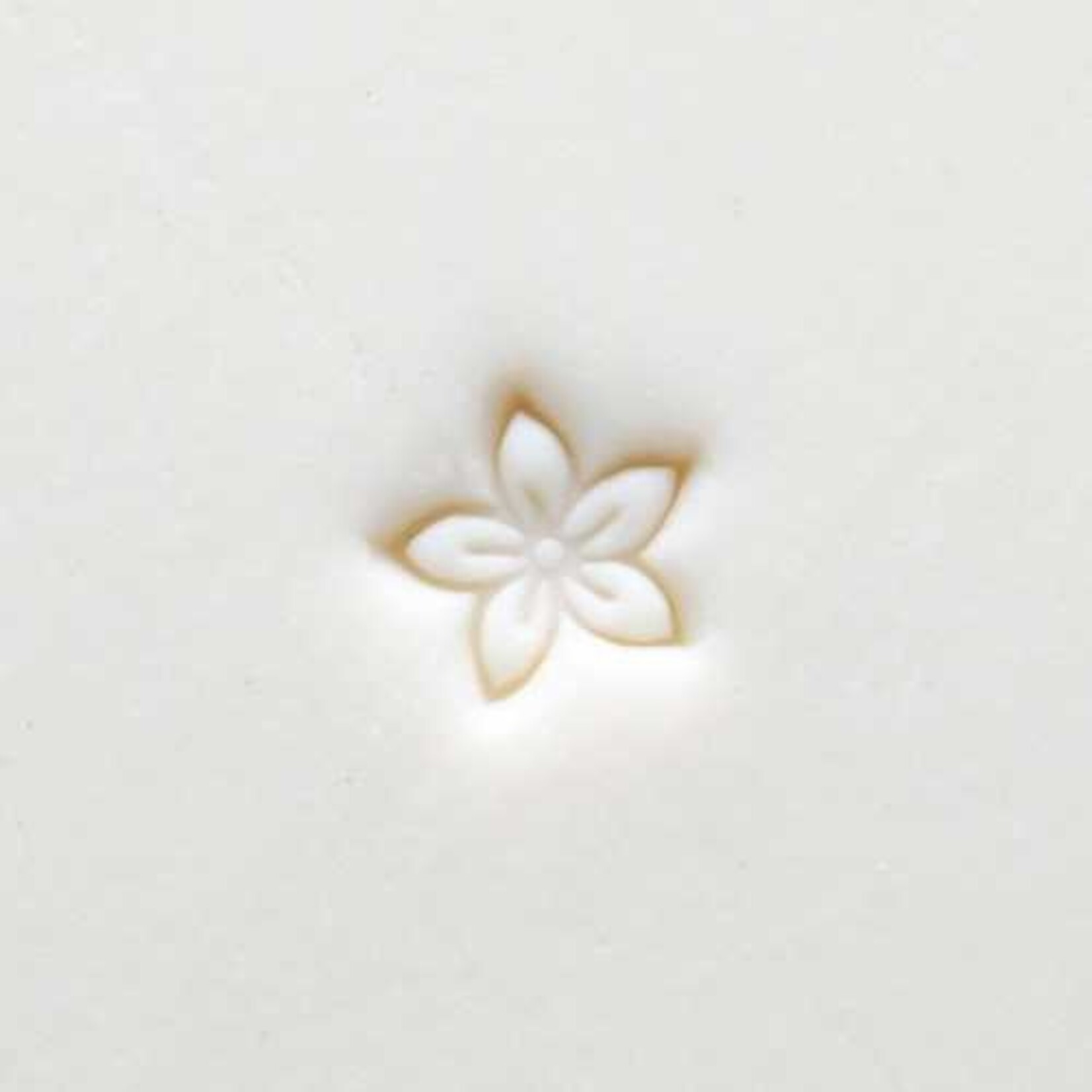 MKM POTTERY TOOLS MKM Smr-091 Mini Round Stamp – Simple Flower Outline