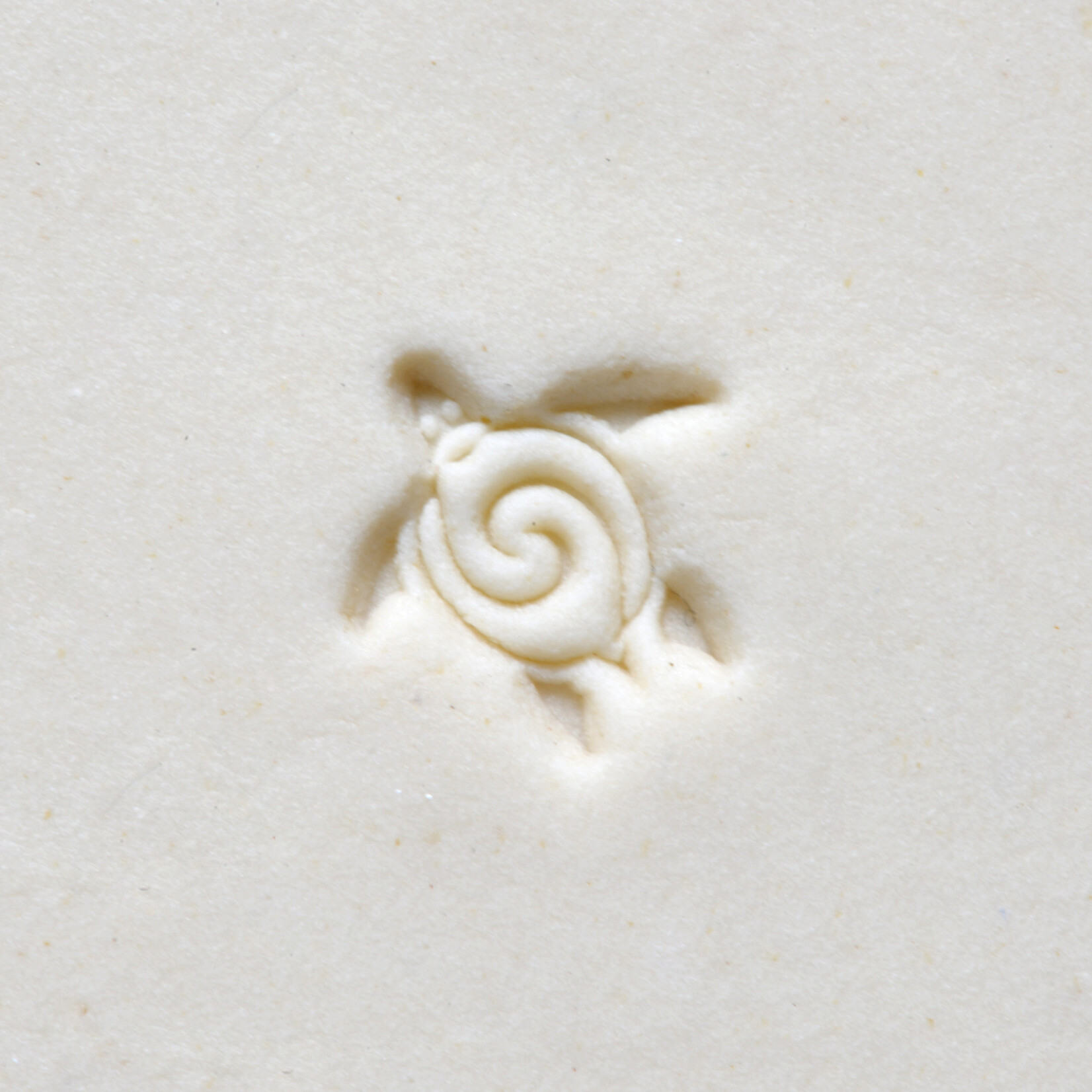 MKM POTTERY TOOLS MKM Smr-039 Mini Round Stamp – Sea Turtle W/ Spiral