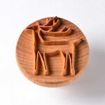 MKM POTTERY TOOLS MKM SCXL-032 Round Stamp - Reindeer Outline