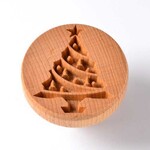 MKM POTTERY TOOLS MKM SCXL-035 Round Stamp - Christmas Tree