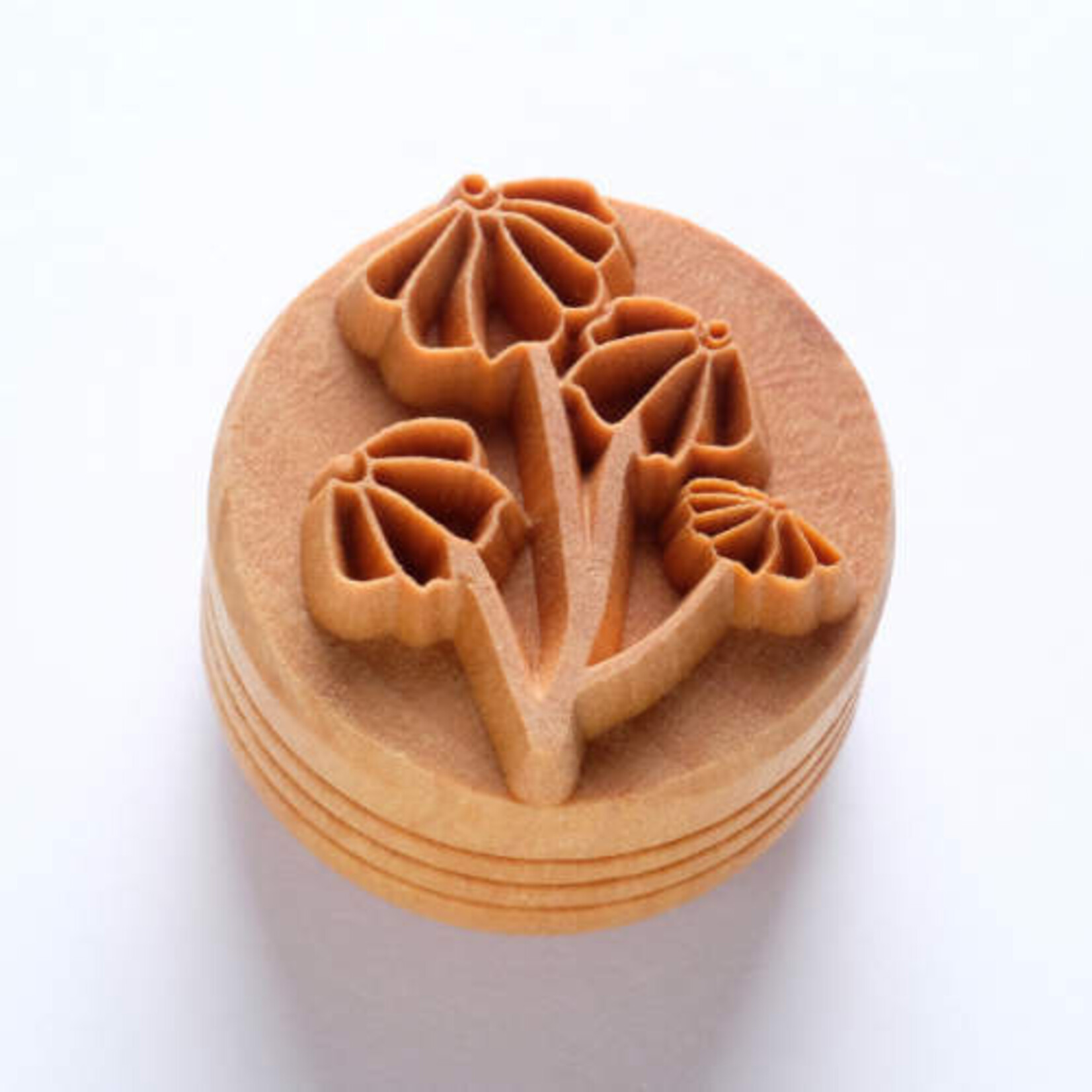 MKM POTTERY TOOLS Scl-135 Large Round Stamp – Cluster of Flowers