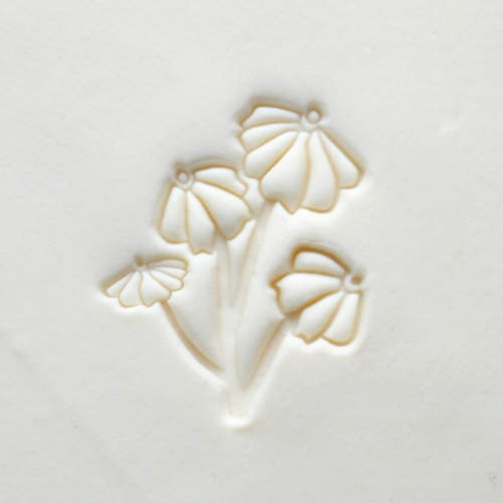 MKM POTTERY TOOLS Scl-135 Large Round Stamp – Cluster of Flowers