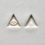 MKM POTTERY TOOLS MKM SMALL TRIANGLE STAMP - STS-010