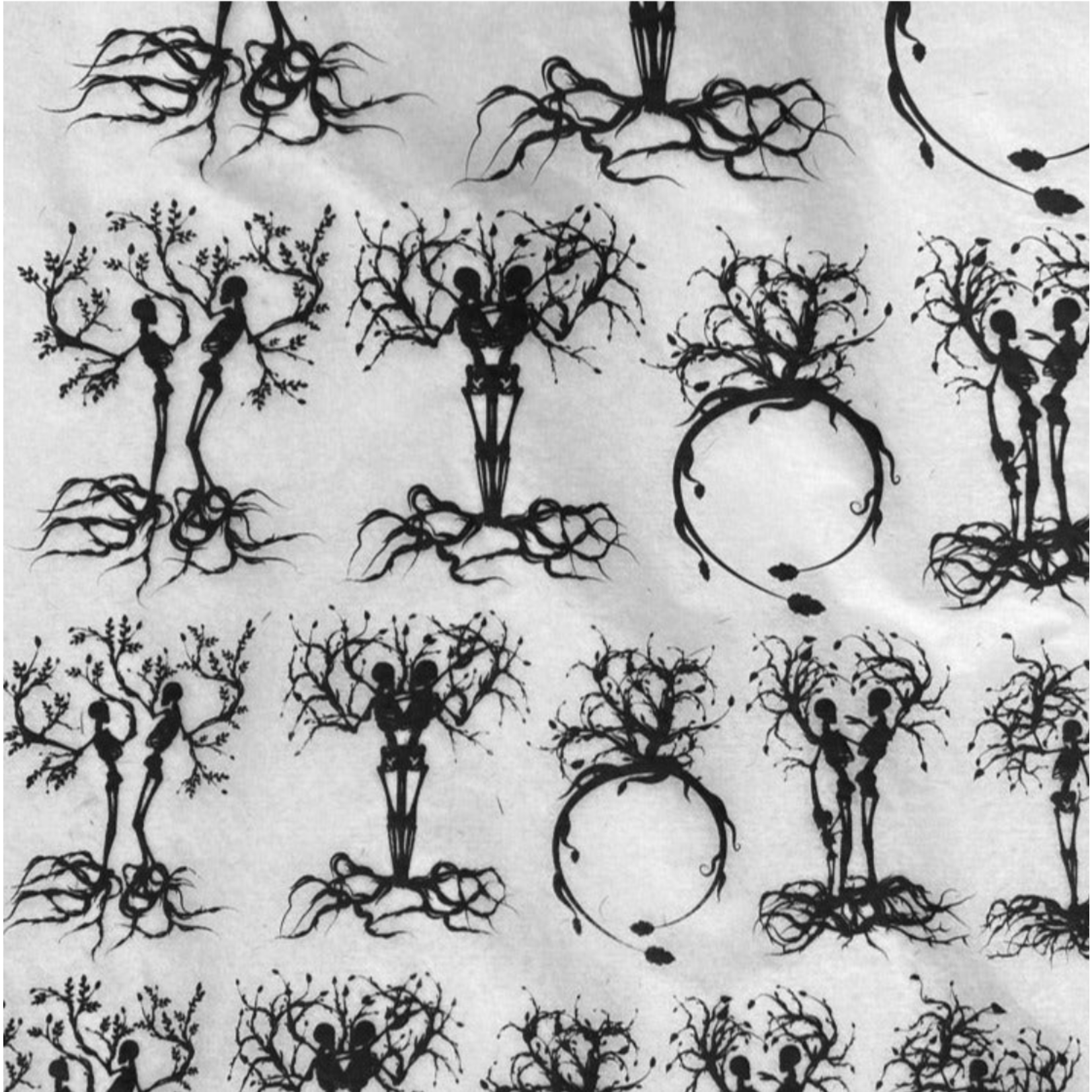 Elan Pottery Transfers Love Grows Underglaze Transfer - Black