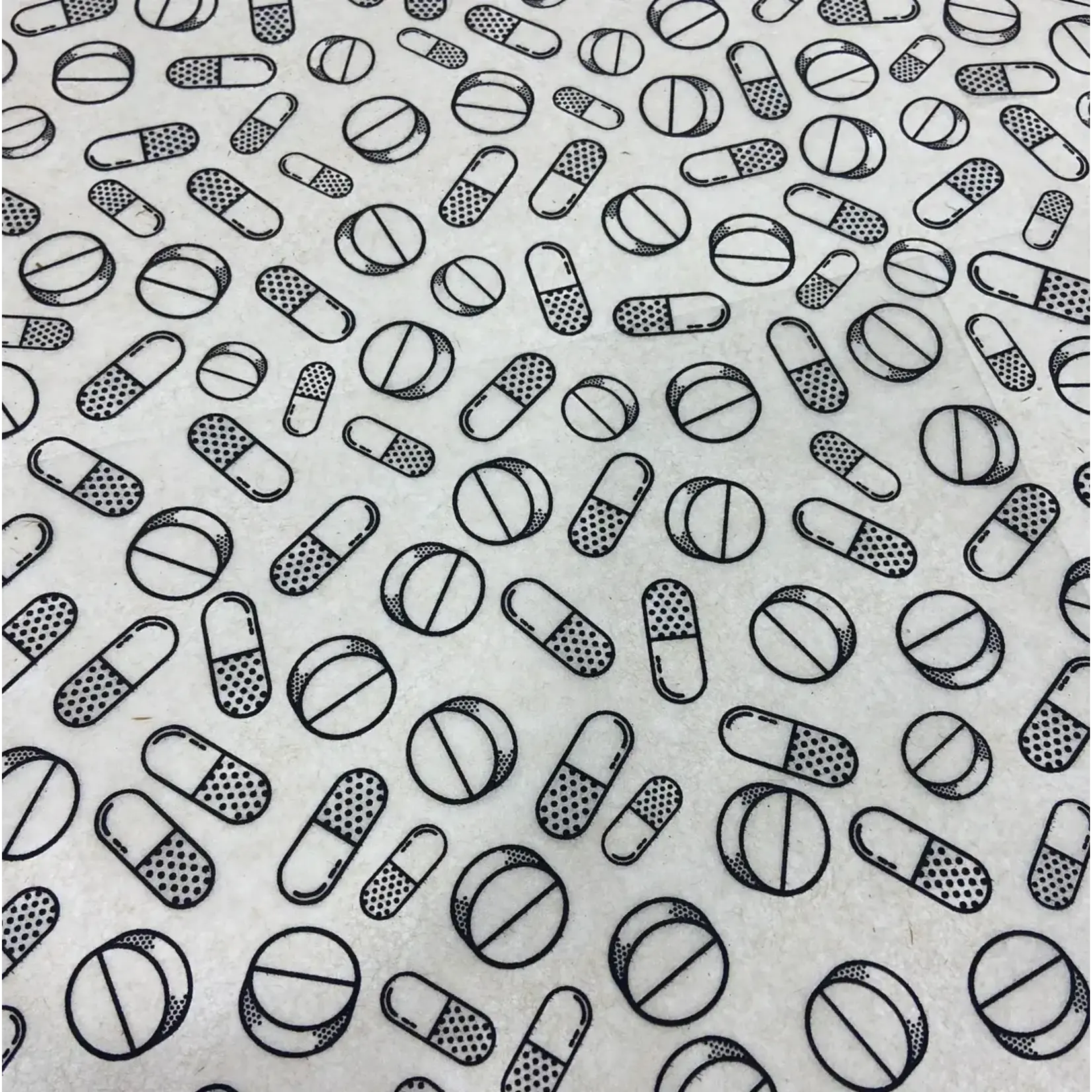 Elan Pottery Transfers Pills Underglaze Transfer - Black