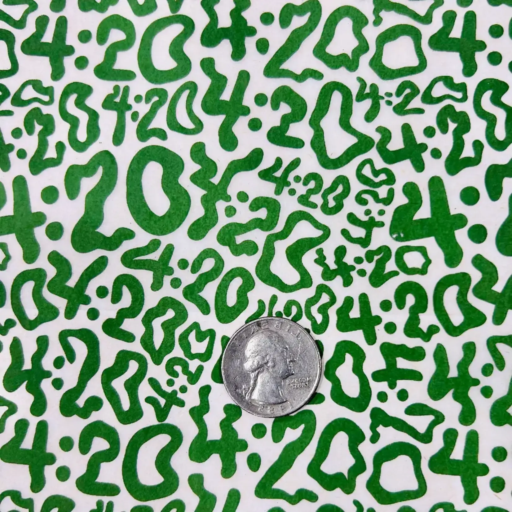 Elan Pottery Transfers 4:20 Underglaze Transfer - Green