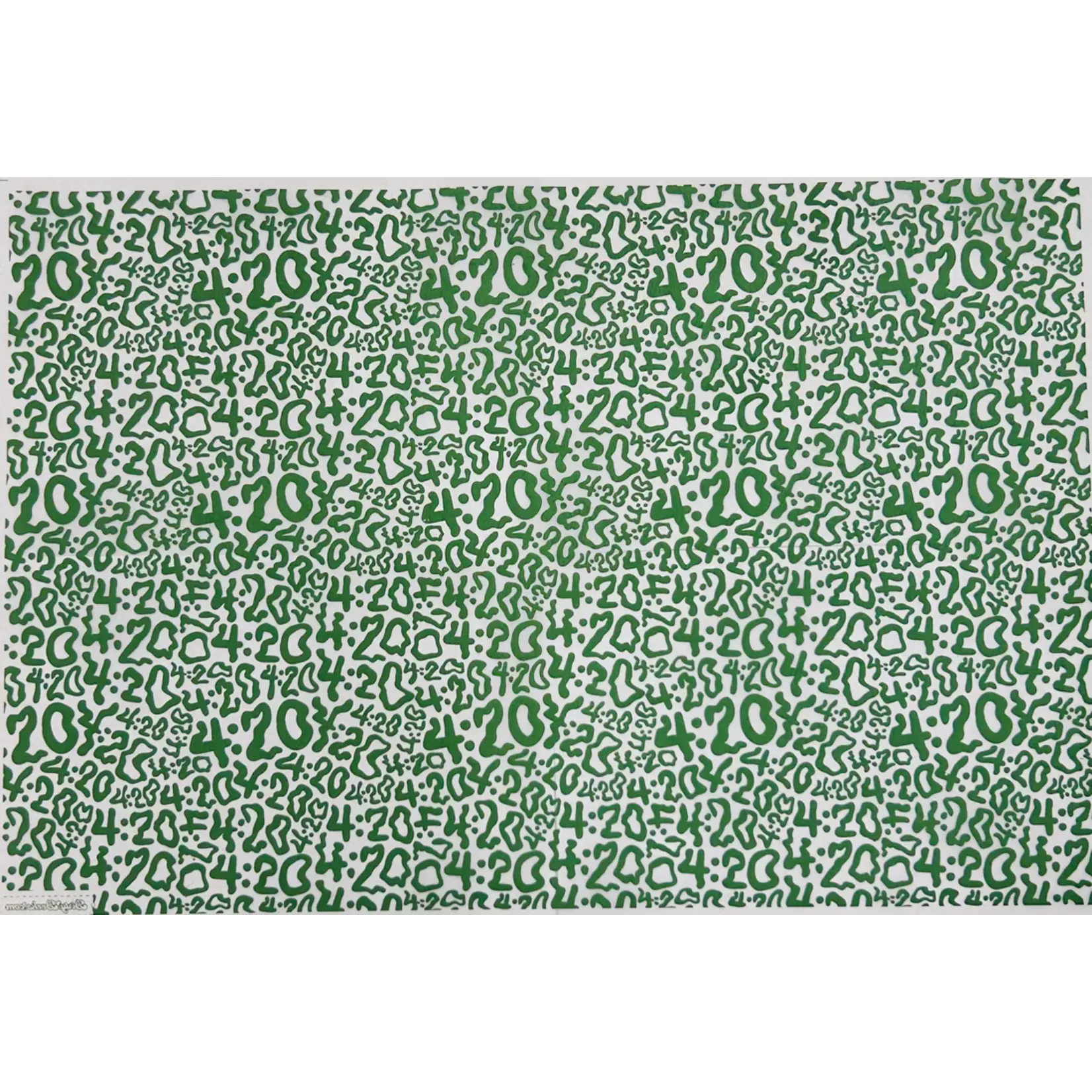 Elan Pottery Transfers 4:20 Underglaze Transfer - Green