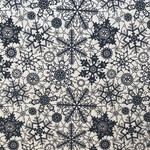 Elan Pottery Transfers Snowflake Lace Underglaze Transfer - Black