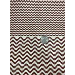 Elan Pottery Transfers Wavy Lines - Underglaze Transfer Sheet - brown