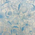 Elan Pottery Transfers Flower Doodle Underglaze Transfer - Turquoise
