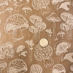 Elan Pottery Transfers Mushrooms Natural Underglaze Transfer - White