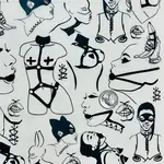 Elan Pottery Transfers Gag Me Underglaze Transfer - Black