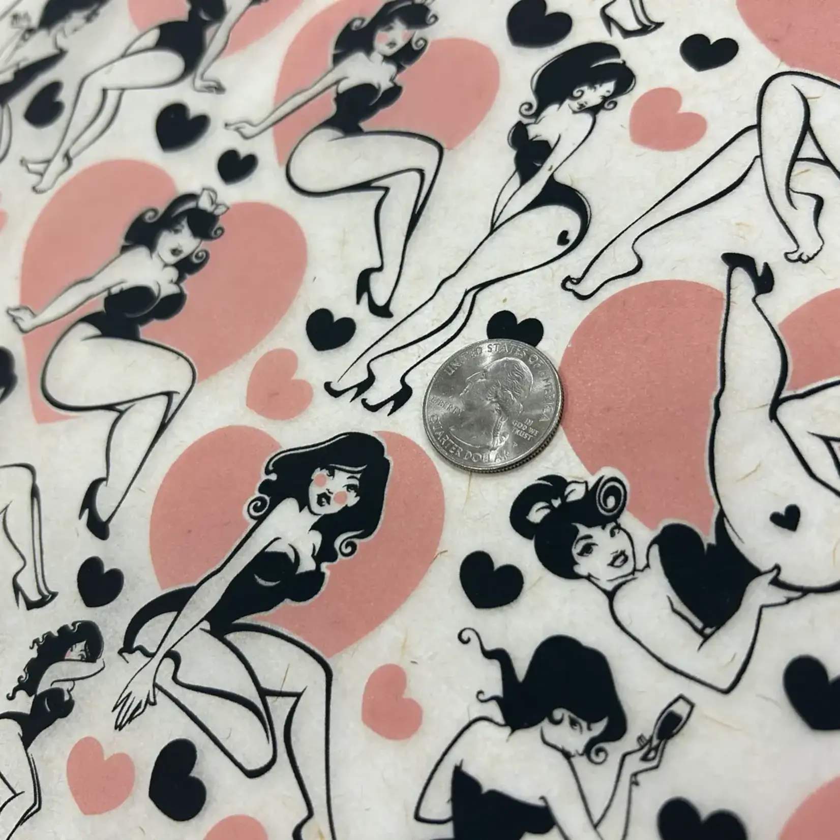 Elan Pottery Transfers Pin Up Underglaze Transfer - Multi