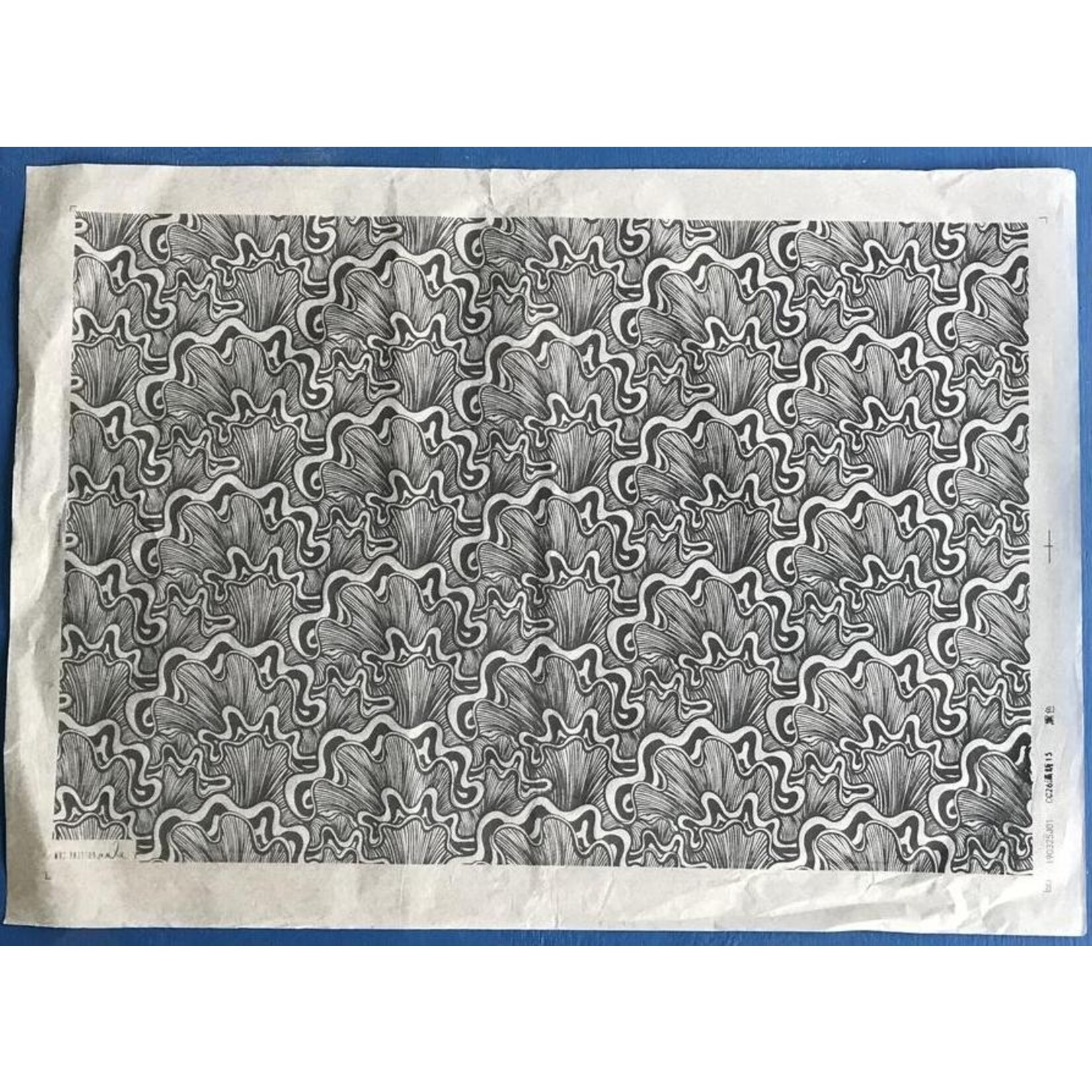 Elan Pottery Transfers Wiggles Under Glaze Transfer - Black