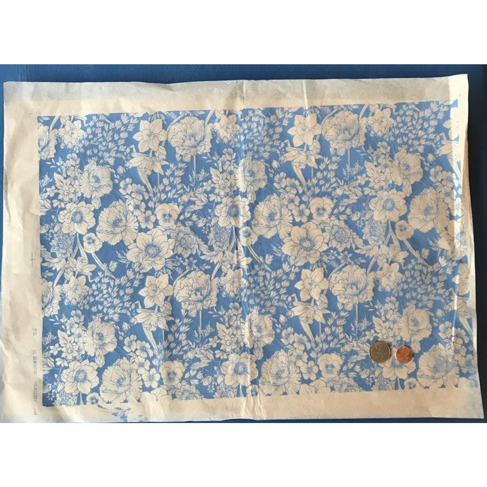 Elan Pottery Transfers Daffodils & Poppies Underglaze Transfer - Black