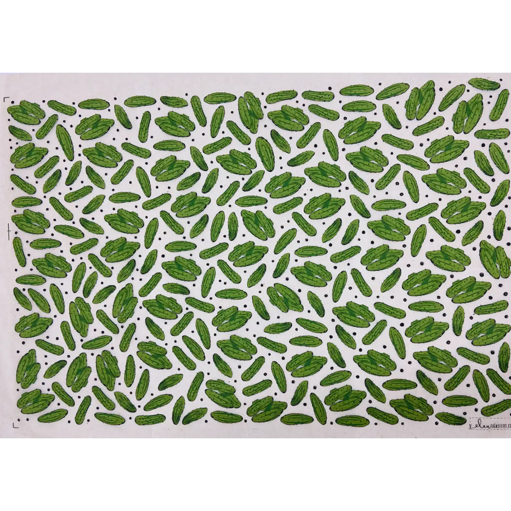 Elan Pottery Transfers Pickles Underglaze Transfer - Multi