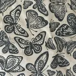 Elan Pottery Transfers Butterflies in Flight Underglaze Transfer - Black