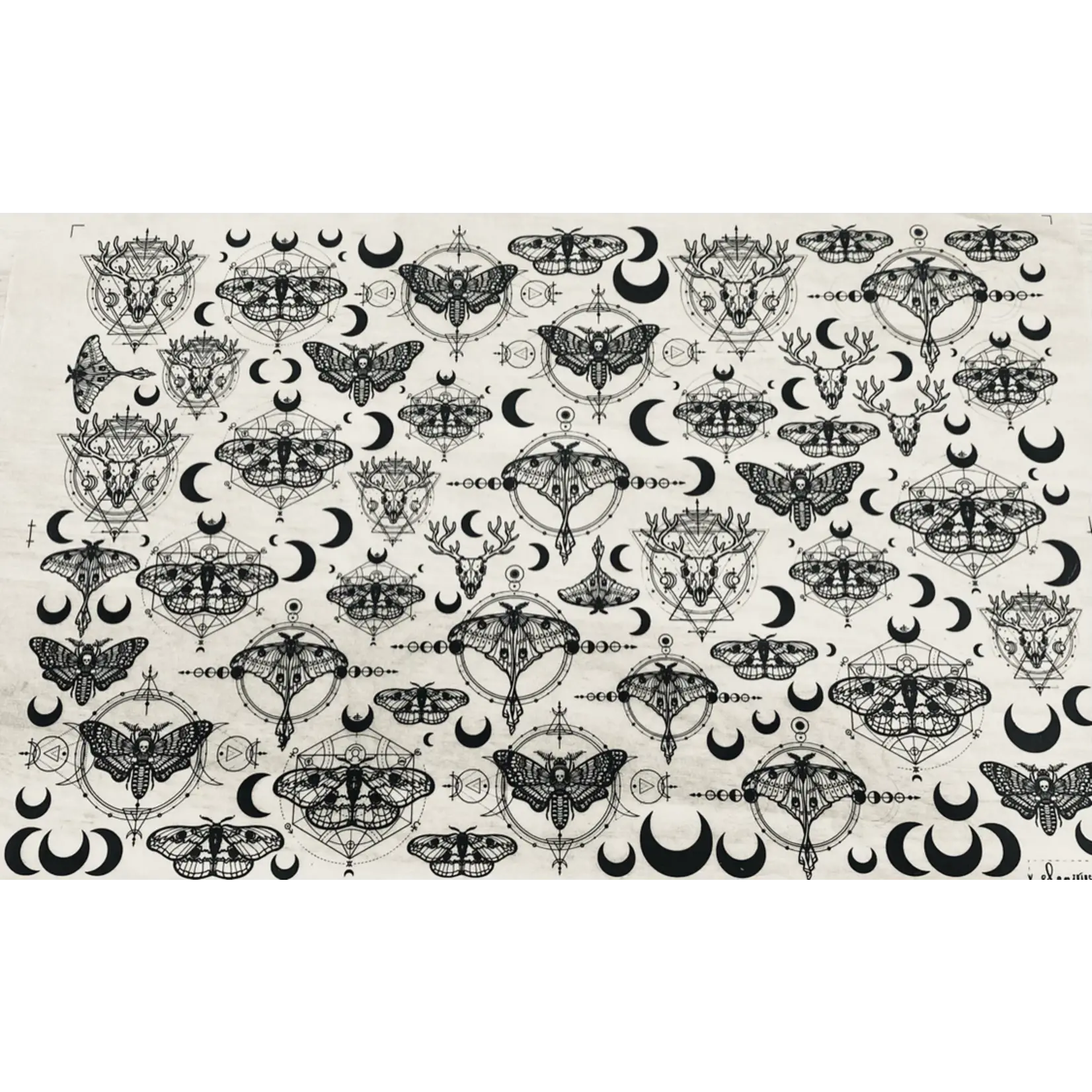 Elan Pottery Transfers Alchemy Underglaze Transfer - White