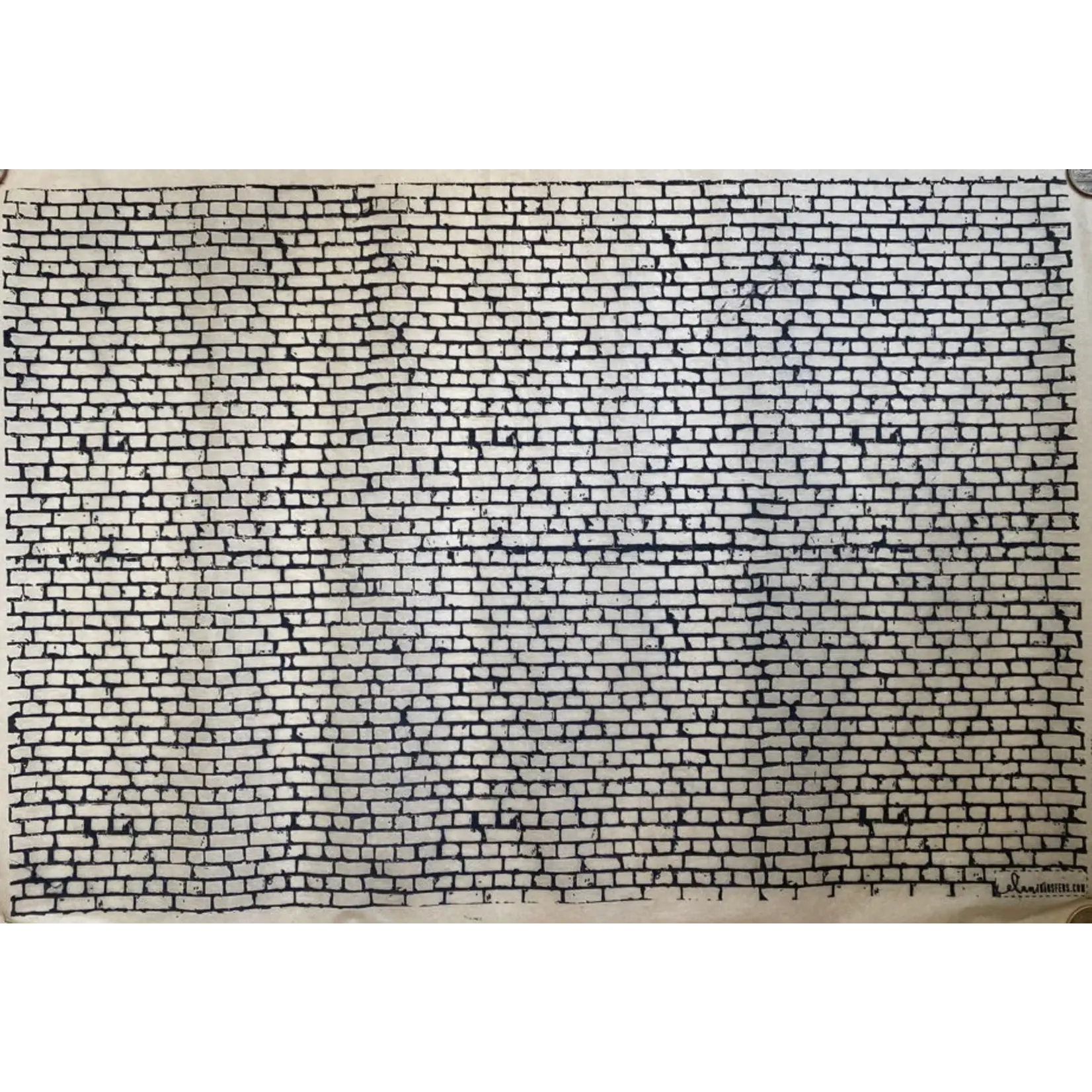 Elan Pottery Transfers Another Brick in the Wall Underglaze Transfer - Black