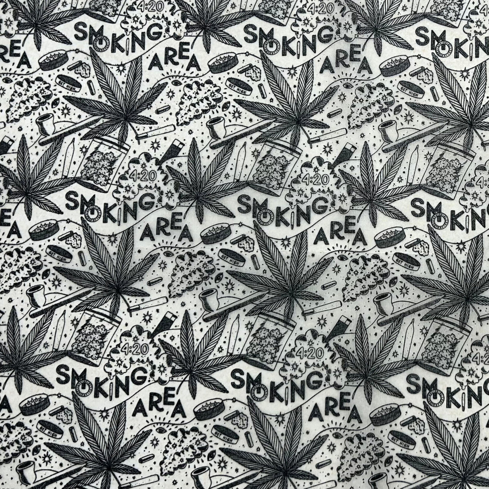Elan Pottery Transfers Smoking Section Underglaze Transfer - Black