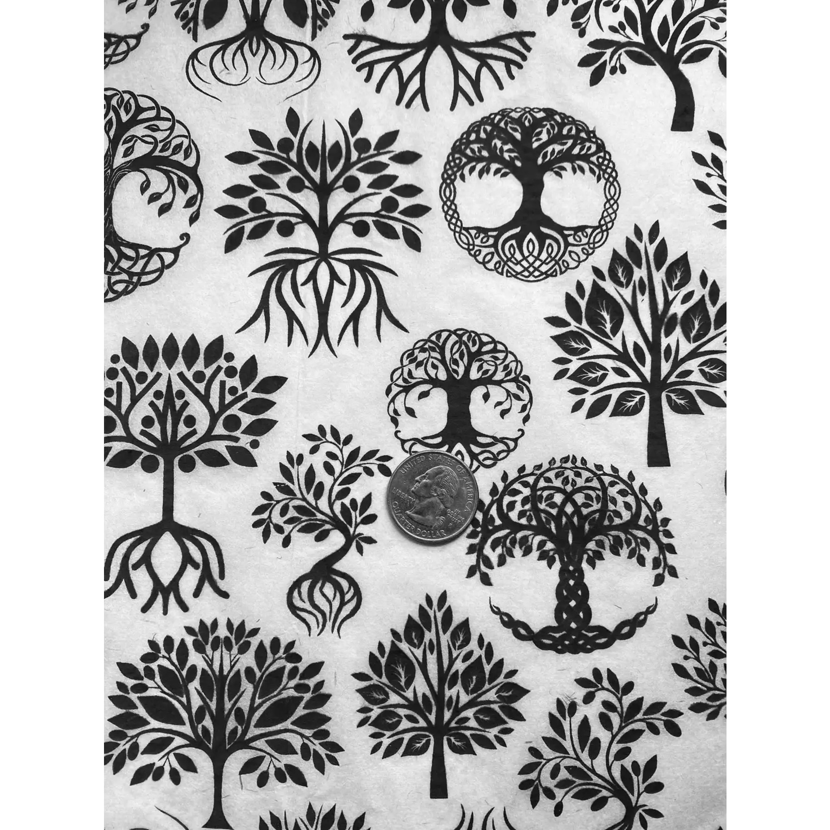 Elan Pottery Transfers Yggdrasil Underglaze Transfer - Black