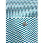 Elan Pottery Transfers Wavy Lines Underglaze Transfer - Turquoise
