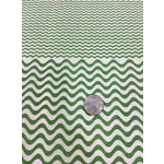 Elan Pottery Transfers Wavy Lines Underglaze Transfer - Green
