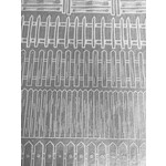 Elan Pottery Transfers Picket Fences Underglaze Transfer - White