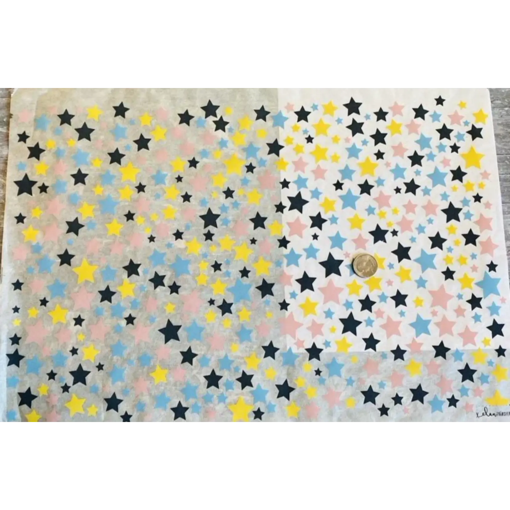 Elan Pottery Transfers Multi Colored Stars Underglaze Transfer - Multi