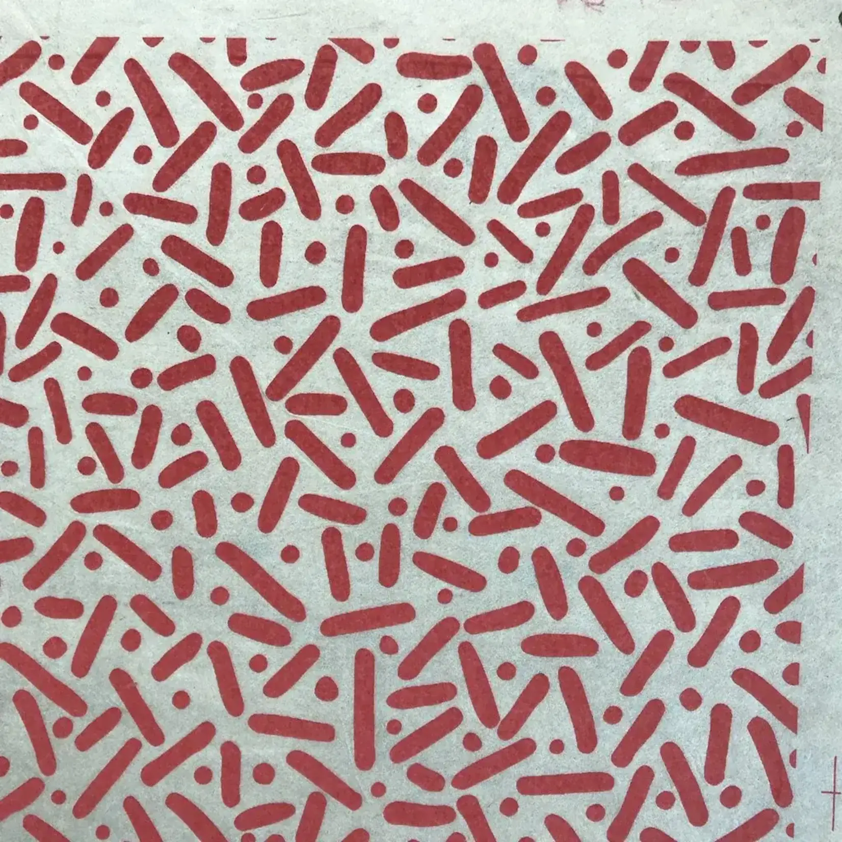 Elan Pottery Transfers Sprinkles Underglaze Transfer - Red