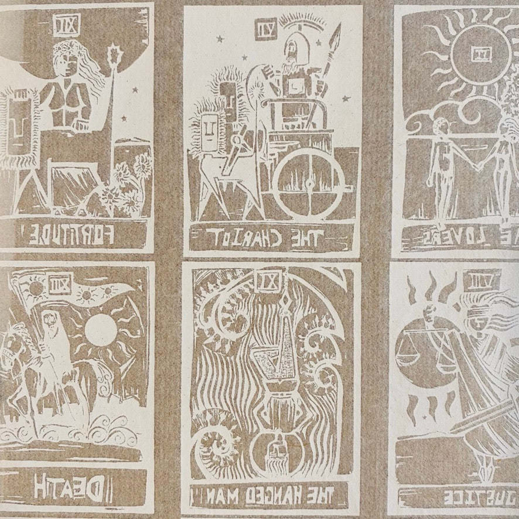 Elan Pottery Transfers Tarot Cards Underglaze Transfer - White