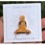 Elan Pottery Transfers Namasclay Enamel Pin - Blonde Hair