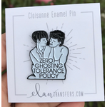 Elan Pottery Transfers No Ghosting Tolerance Policy Enamel Pin