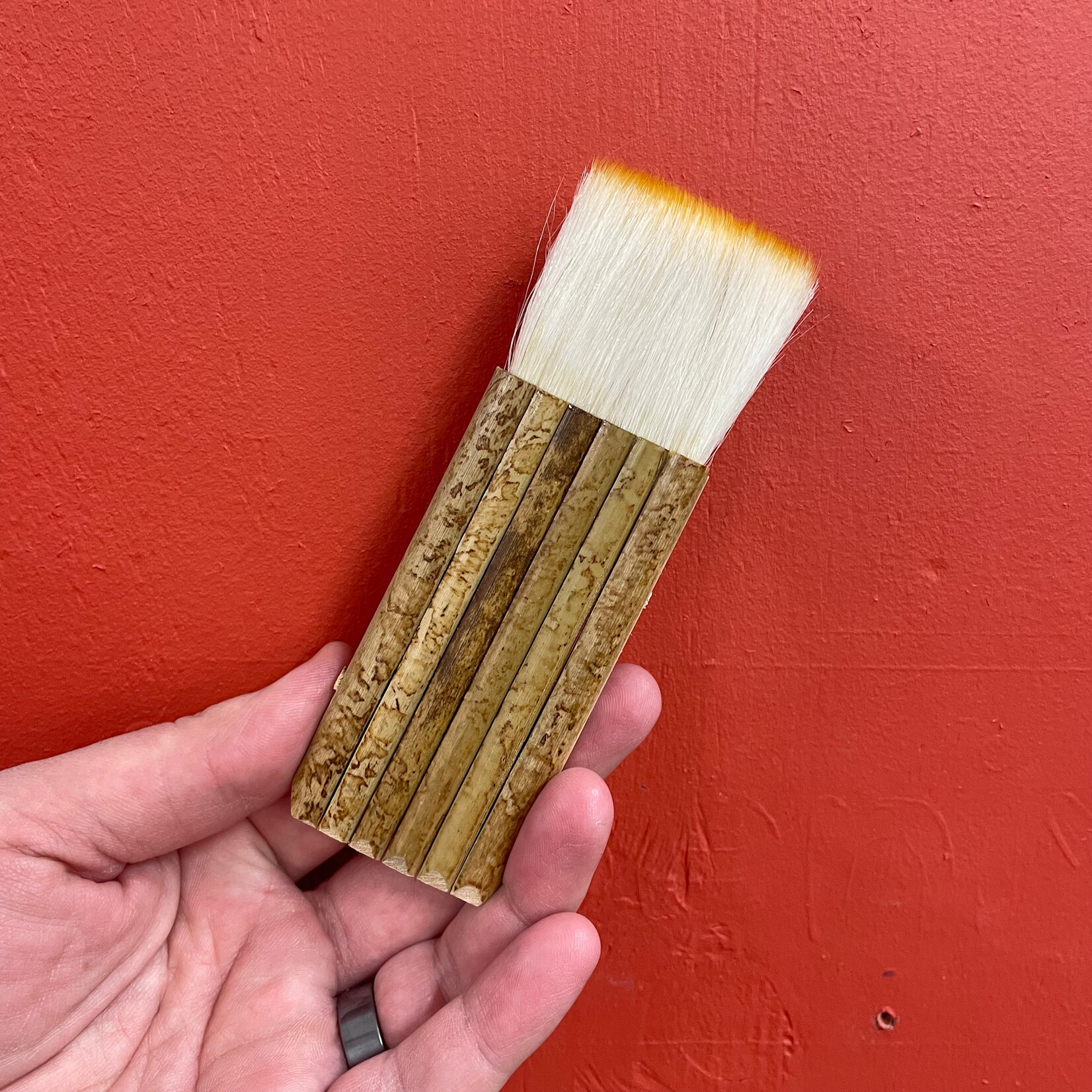 Chinese Clay Art MULTI-HEAD BRUSH (6) GOAT HAIR