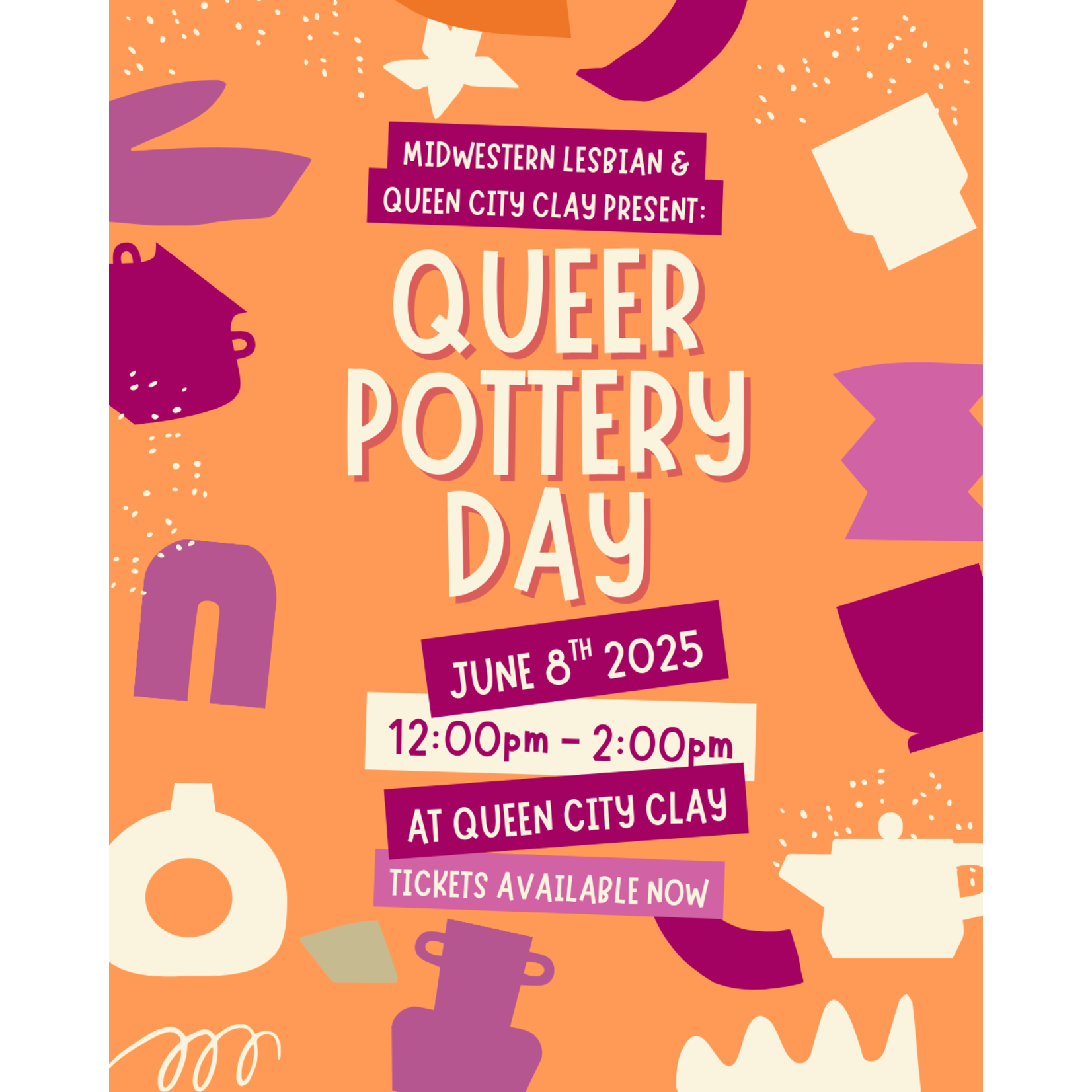 Queer Pottery Day-June 8,  2025