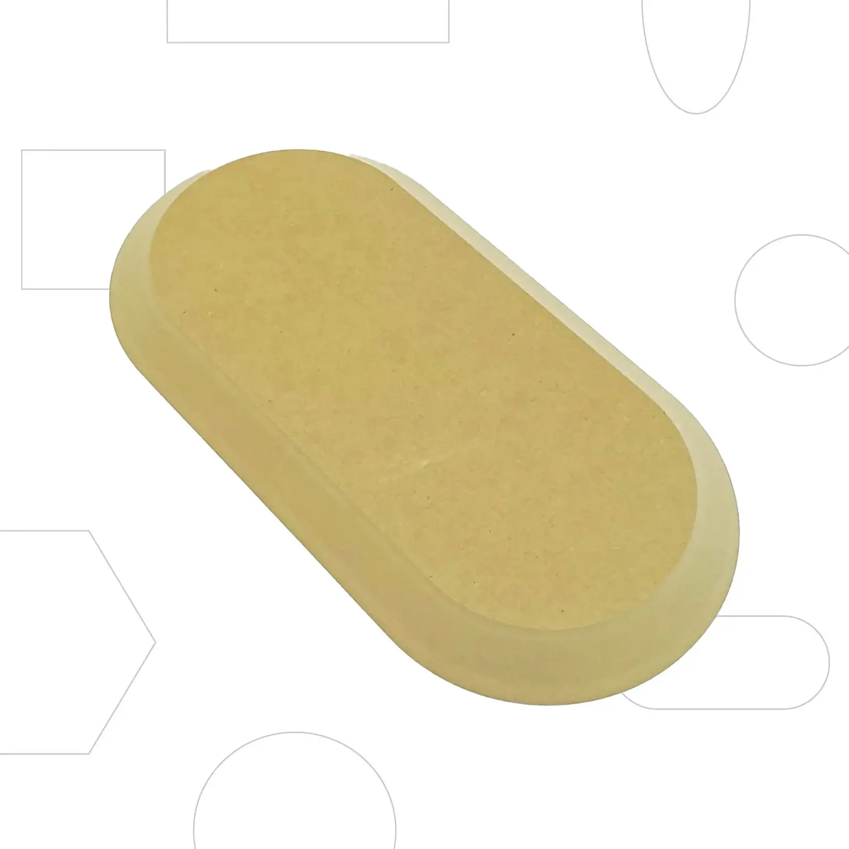 GR Pottery Forms GR FORMS ROUNDED RECTANGLE 6x12