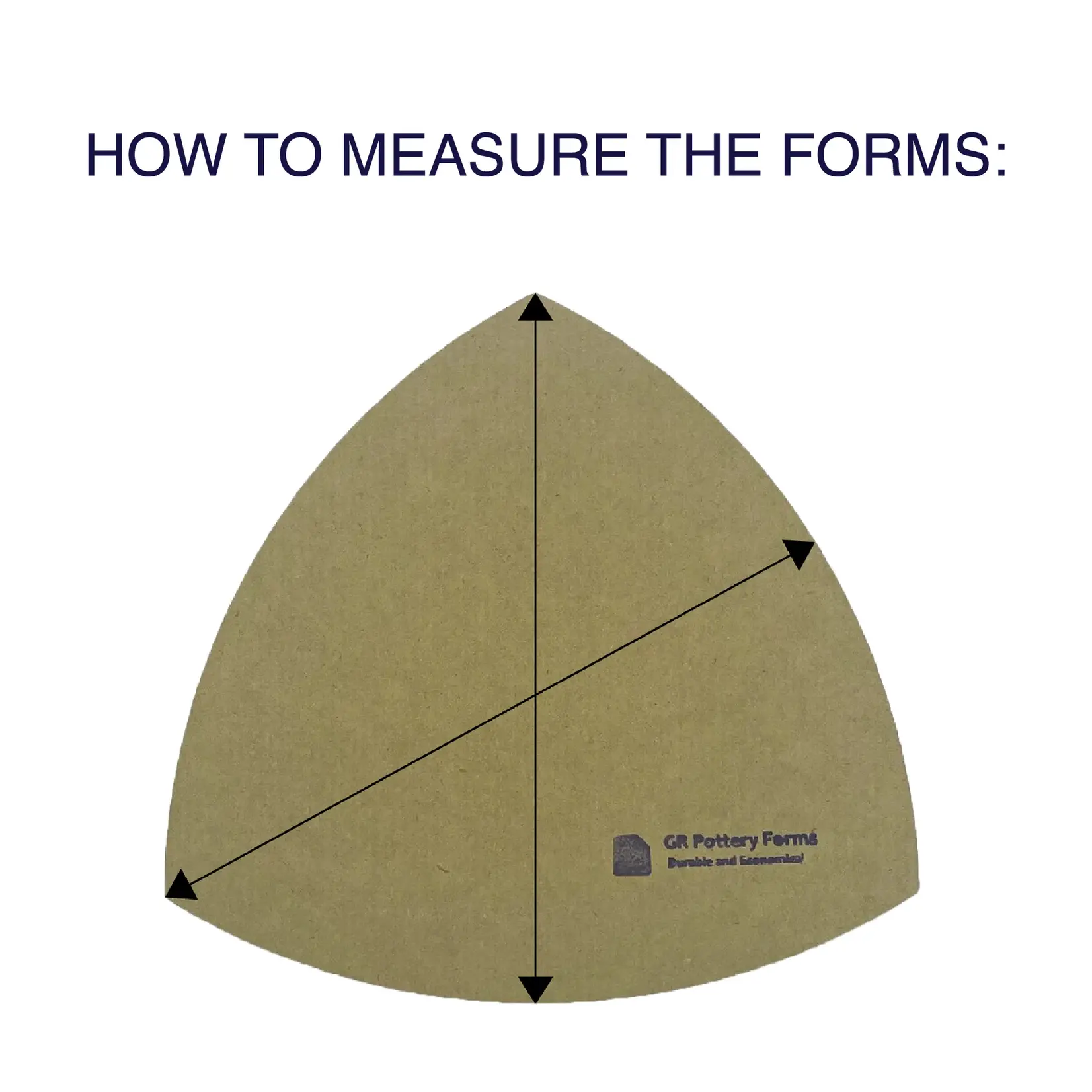 GR Pottery Forms GR FORMS SPHERICAL TRIANGLE 9.5