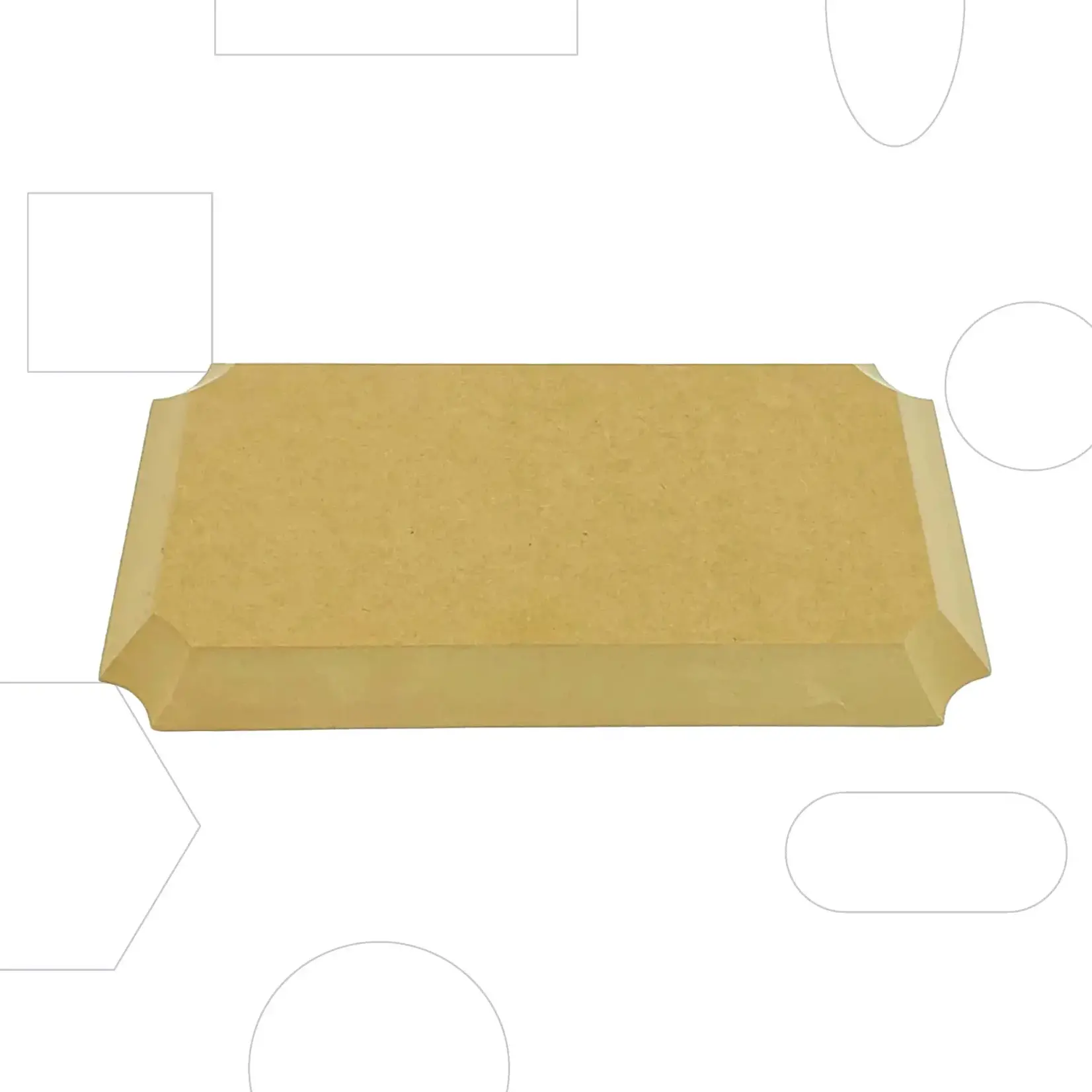 GR Pottery Forms GR FORMS PLAQUE RECTANGLE 6.5x11.5