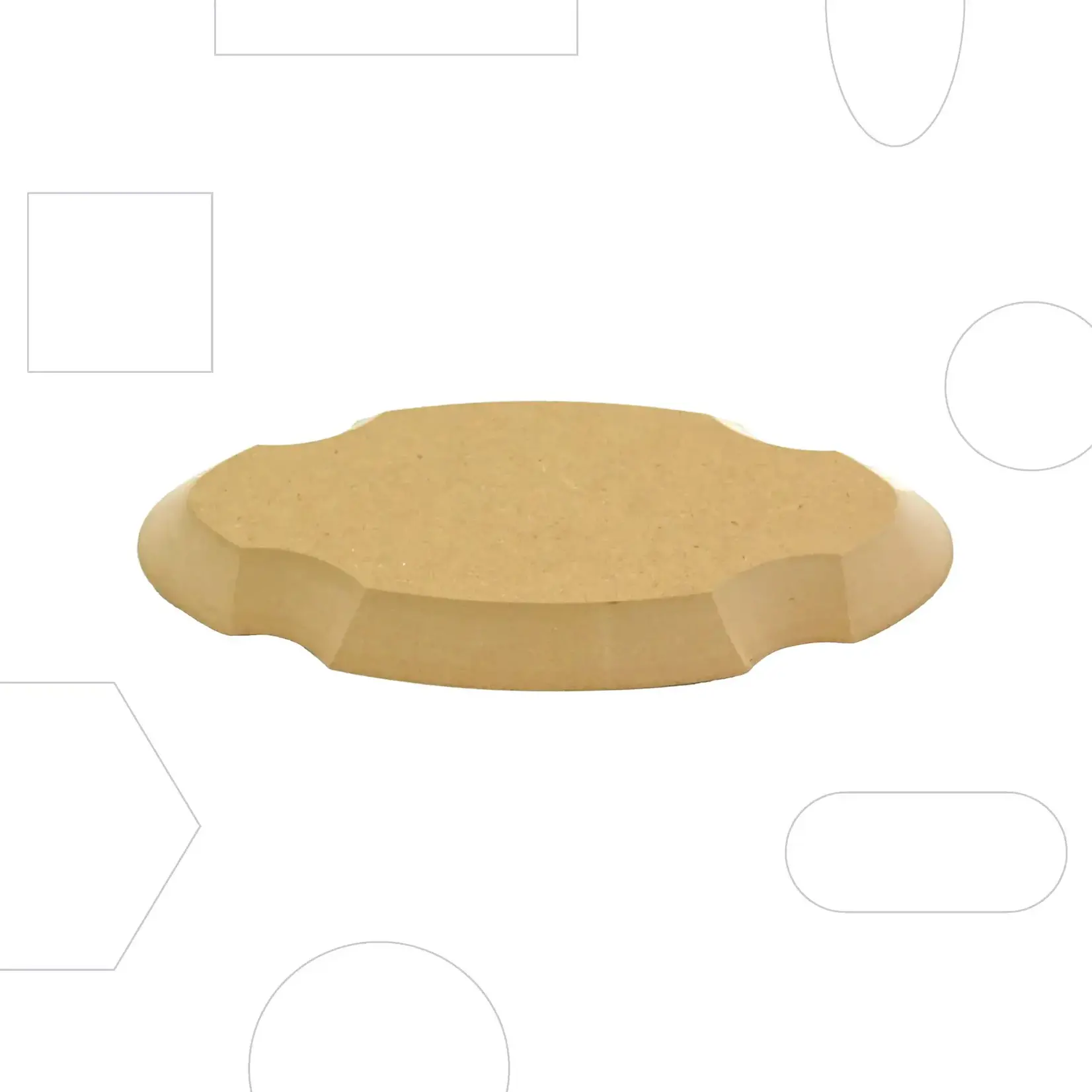 GR Pottery Forms GR FORMS PLAQUE OVAL 5x10