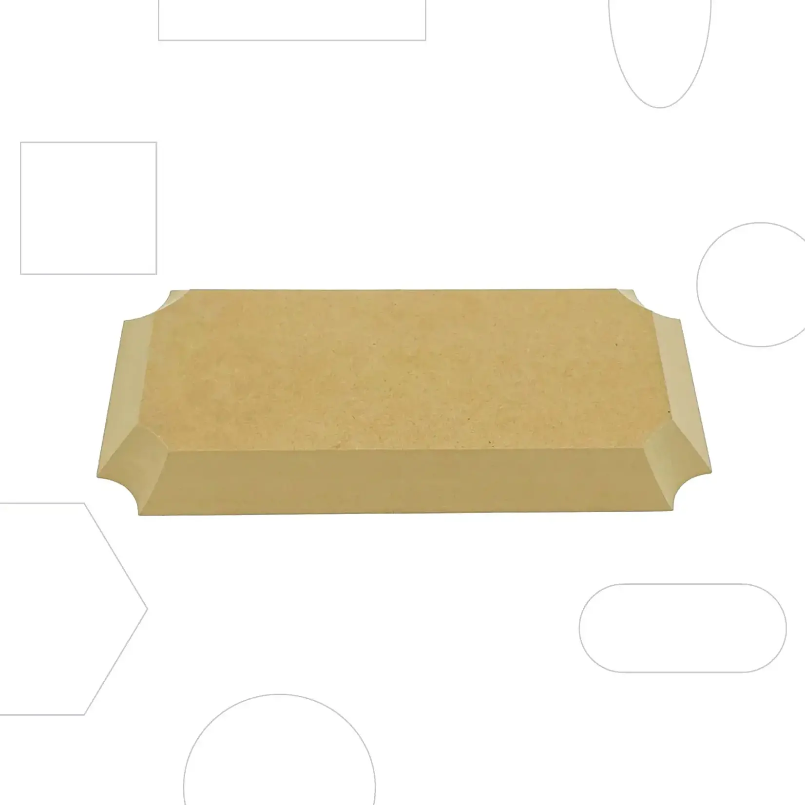 GR Pottery Forms GR FORMS PLAQUE RECTANGLE 5x10